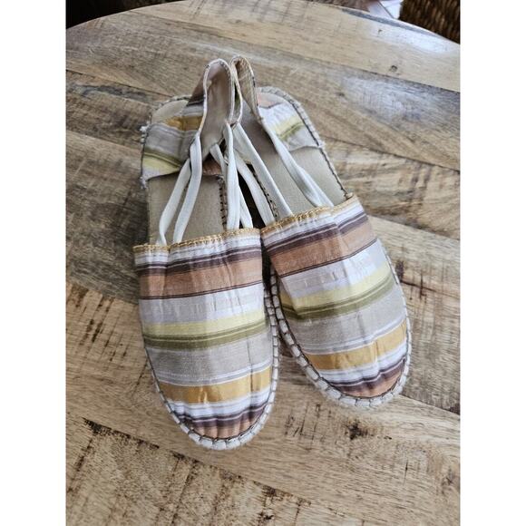 Eric Michael Shoes - Eric Michael Espadrilles US 9 to 9.5 Striped EU 40 Bohemian Made in Spain